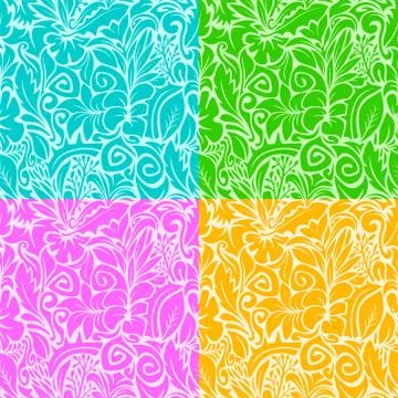 Multi Colored Contours Stock Illustration