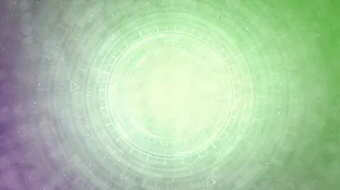 Multi colored cyber background ui or hud circles, scientific concept Stockillustratie