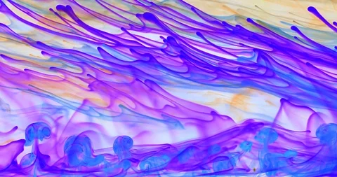 Multi Colored Dye White Bkg Pan-1 Stock-Footage 124603142