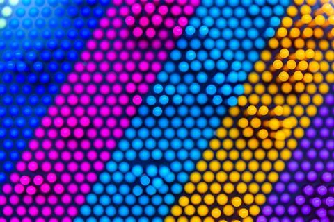 Multi-colored express sculptor rainbow as background macro Stock Photos