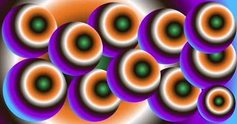 Multi-colored eyes Stock Footage 142366507