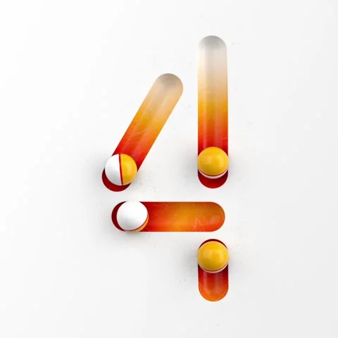 Multi-colored figures Stock Footage 310554775