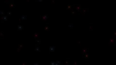 Multi-colored flashing lights on a black background. Festive abstract background Stock Footage 269138434