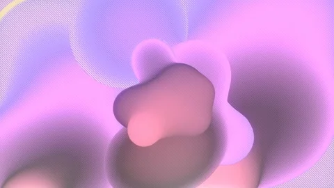 Multi colored flow geometric background. 3d rendering loop animation. 4K UHD Stock Footage 148142861