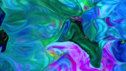 Multi Colored Fluid Marble Paint Movement Background 15 Stock Footage 285549961