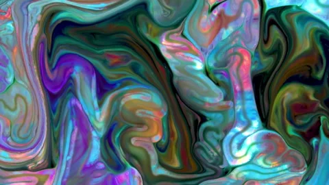 Multi Colored Fluid Marble Paint Movement Background 31 Stock Footage 285551139