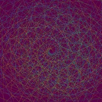 Multi colored fractal. Stock Illustration