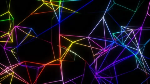 Multi-colored ganglia.Abstract background . Seamless loop. Stock Footage 100673750