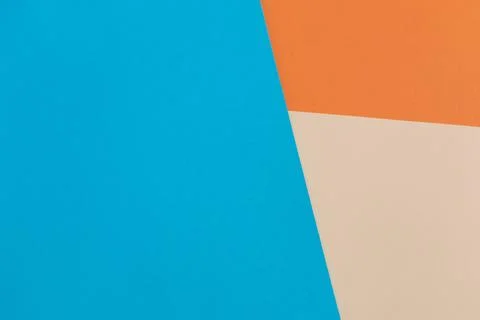 Multi-colored geometric background from colored cardboard Foto stock