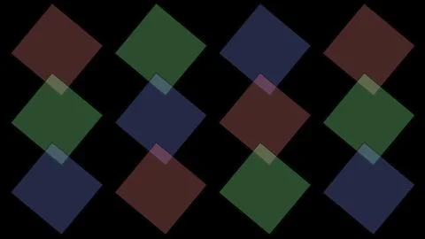 Multi-colored geometric shapes arrows and lines directional movement Information Stock Illustration