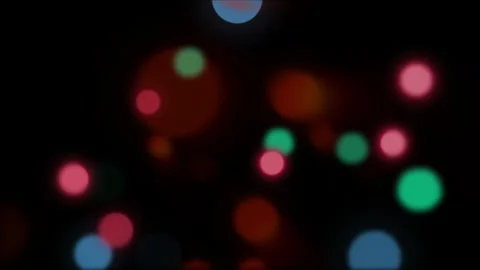 Multi-Colored glowing particle Background in Slow Motion. 4K Stock Footage 314253500