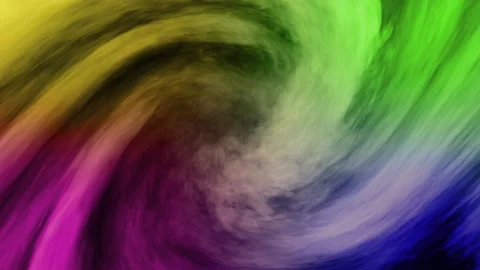 Multi Colored Gradient Abstract Fog Hurricane Twister Tornado Weather Vortex Stock Footage 305731610