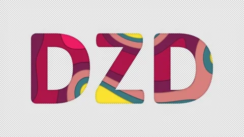 Multi-colored inscription ISO code currency DZD with colored spots floating Stock Footage 238523871