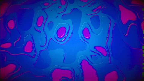 Multi-colored interference cyberpunk displacement glittering background. Stock Illustration