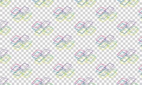 Multi-Colored Intersecting Rectangles Stock Illustration