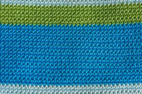 Multi-colored knitting striped background Stock Photos