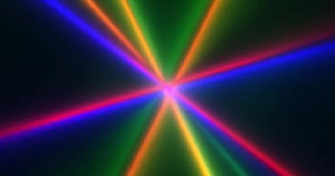 Multi-colored laser beams Stock Footage 264928349