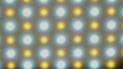 Multi-colored led flashlight burning in the dark Stock Footage 239741097