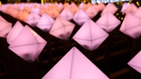 Multi-Colored light decoration Stock-Footage 133253067