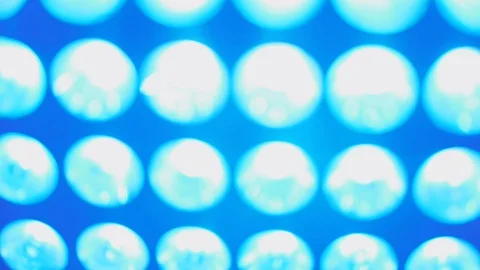 Multi-colored light panel. the glow of multicolored lamps. changing the color of Stock Footage 129364759