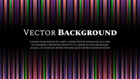 Multi-colored light strips with space for text. Abstract background. Vector Stock Illustration
