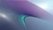 Multi Colored Matrix Of Wavy Lines Particle Abstract Motion Blue Background Stock Footage