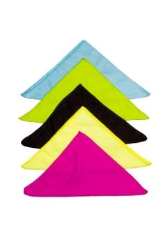 Multi colored microfiber fabric.Colored microfiber background.Background of colo Stock Photos