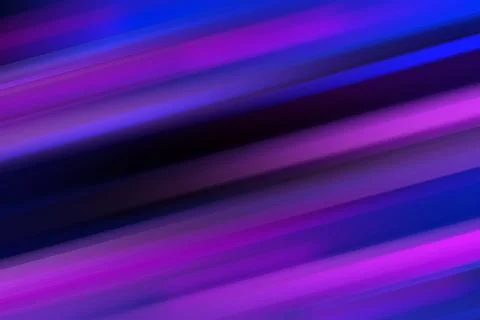 Multi colored neon lights on dark city street. Stock Illustration