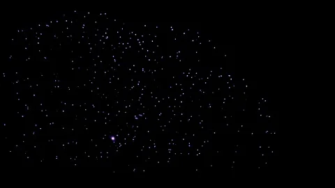 Multi-colored night fireworks in Moscow. Stock Footage 114769282