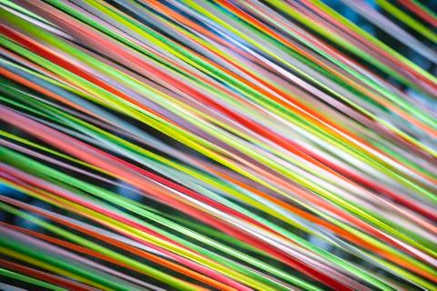 Multi colored plastic stripes image Foto stock