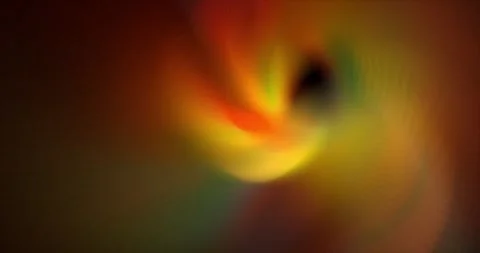 Multi-colored rays of light intertwine on a dark background Stock Footage 247393281