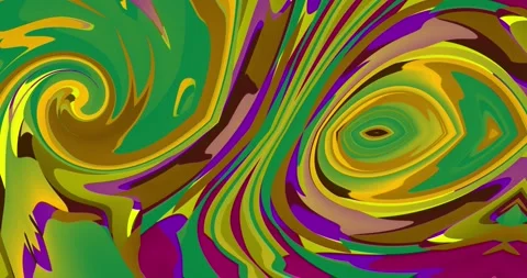 Multi-colored rays of light twist, forming bizarre patterns Stock Footage 247393321