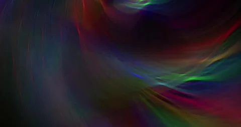 Multi-colored rays of light twist and flicker in 3D Stock Footage 249743580