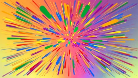 Multi-colored rays on a multi-colored background Stock Footage 195879990