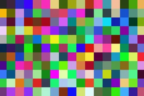 Multi-colored rectangular pixel background. Illustrazione stock