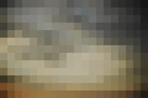 Multi-colored rectangular pixel background. イラスト素材