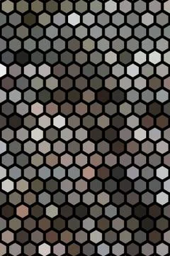 Multi-colored rectangular pixel background. Illustrazione stock