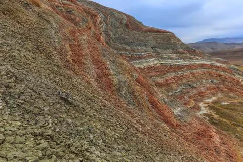 Multi-colored rock Stock Photos