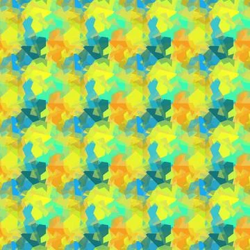 Multi colored seamless geometric camouflage pattern illustration. イラスト素材