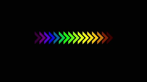 Multi-colored shapes arrows and lines directional movement Information Stock Footage 220802207