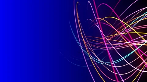 Multi colored spiral, abstract, blue background, loop Stock Footage 43430738