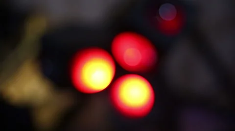 Multi-colored spotlights Stock Footage 67104876