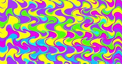 Multi-colored spots of color continuously move in waves. Stock Footage 249743770