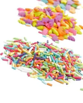 Multi Colored Sprinkles "Jimmies" Stock Photos