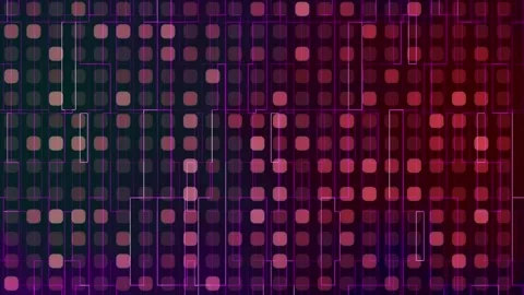 Multi-colored squares shape an abstract animated blinking motion background.. Stock Footage 295195177