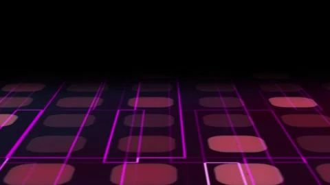 Multi-colored squares shape an abstract animated blinking motion background.. Video stock 295195226