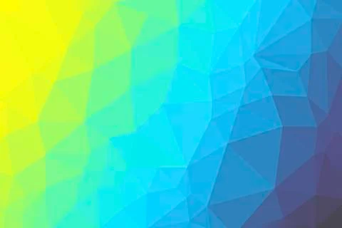 Multi colored triangle background - illustration Stock Illustration
