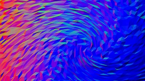 Multi-colored Triangle Seamless Loopable Background Stock Footage 105551455