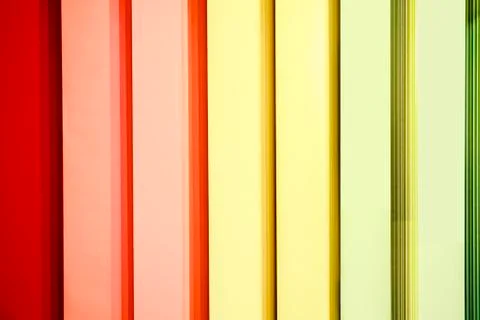Multi-colored vertical blinds Stock Photos