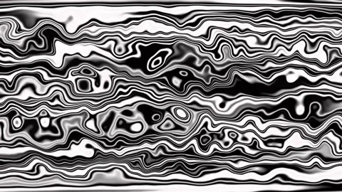 Multi colored wavy iridescent geometric motion surface.Active movement of t.. Stock Footage 331653581